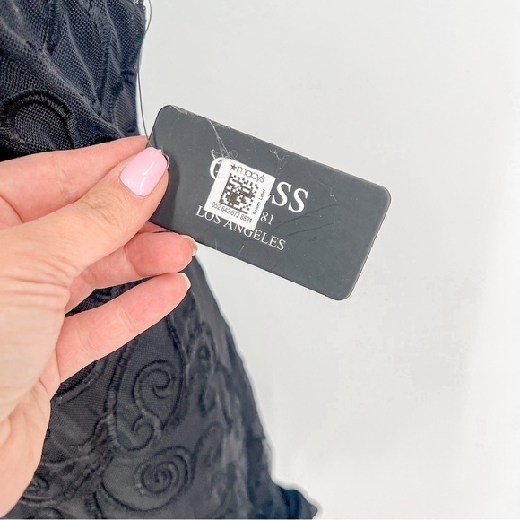 Guess Floral-Lace Ruffled-Hem Sheath - Picture 5 of 12